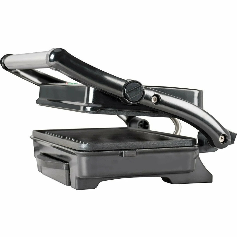 Trade Shop - Bistecchiera Elettrica 1500 Watt Piastre In Alluminio Antiaderente Maniglia Termo-isolata -