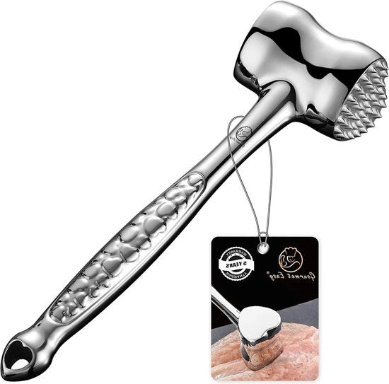 Verminalizzatore carne in acciaio inossidabile - macchina da carne premium classica - macchina da carne per la cucina - strumento per tagliare pollo e vitello - plettatore carne - presa non scivola - 5 anni di garanzia - Edizione Amore