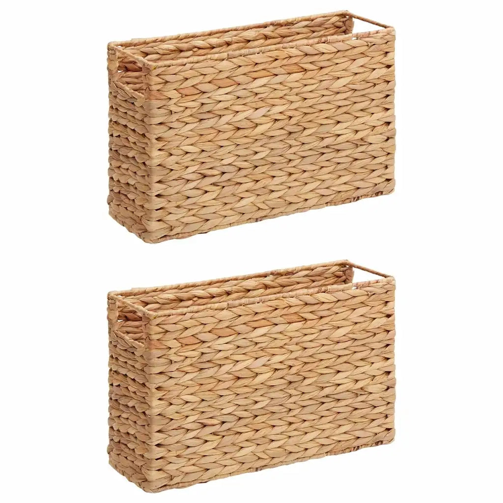 Ceste per Riviste 2 pcs Naturale 39 x 14 x 25 cm 42020147