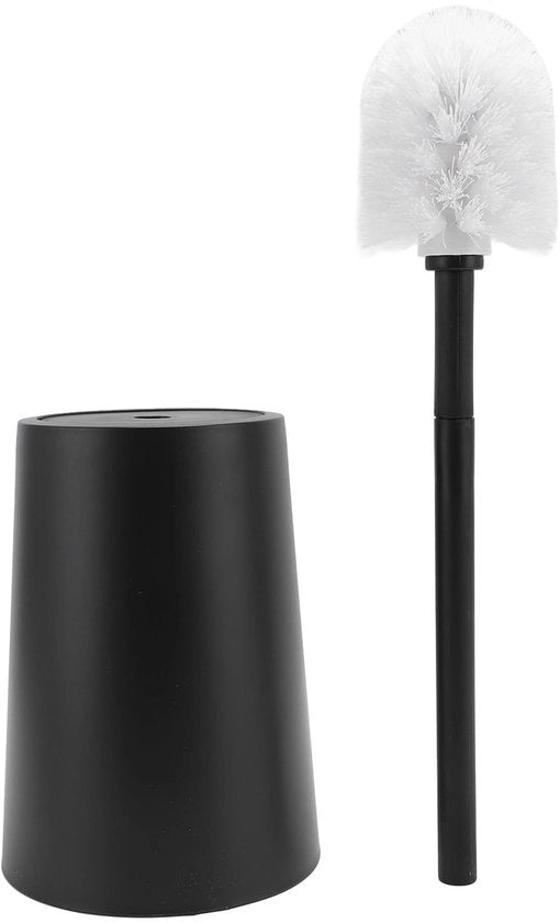 Sostegno per Spazzola da Bagno con Manico Lungo - Set di Spazzole da Bagno - Design Compatto - Facile da Utilizzare - Materiale ABS/PP - Soluzione Igiene - Set di Spazzole da Bagno con Spazzola da Bagno