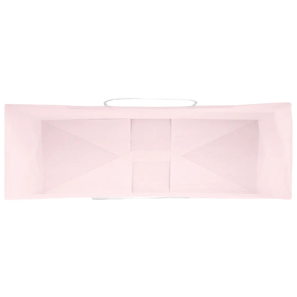 Sacchetti di Carta 50 pz con Manici Rosa 32x12x42 cm