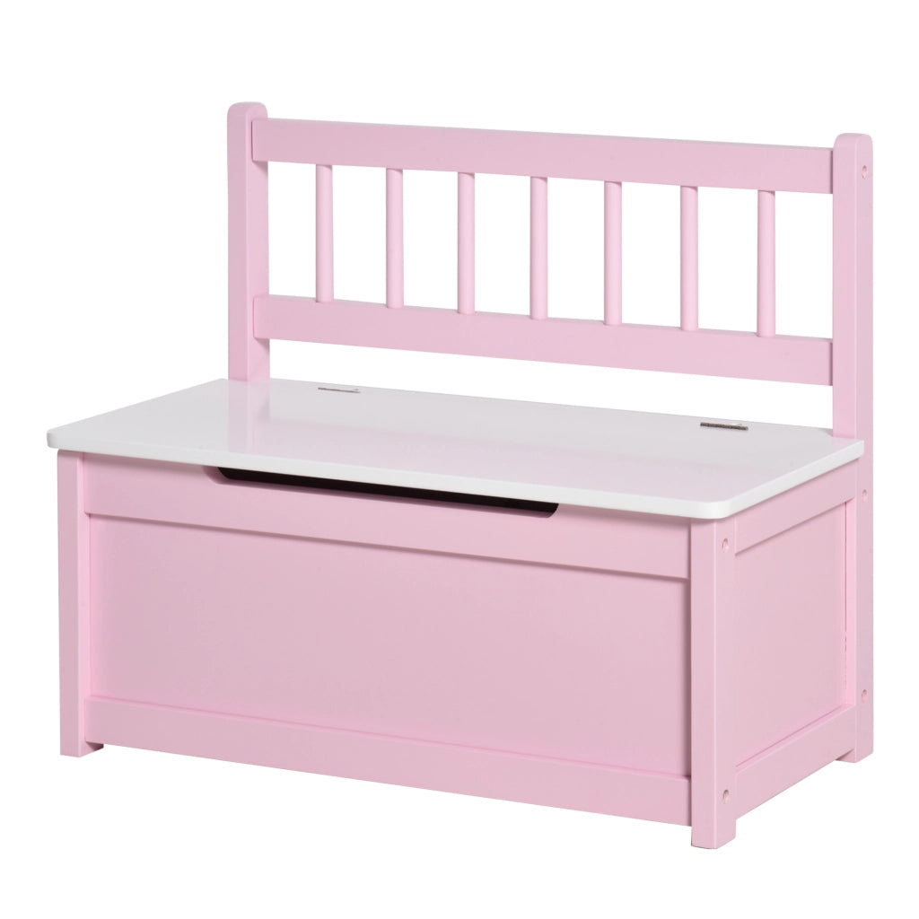 Cassa giocattoli bambini ¨C zephmum ¨C 60x30x50 cm rosa