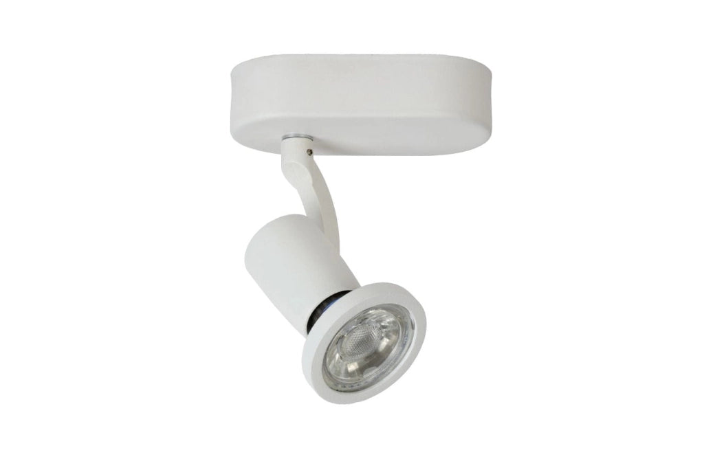 Faretto Lucide Jaster bianco GU10 LED 5W 2700K orientabile