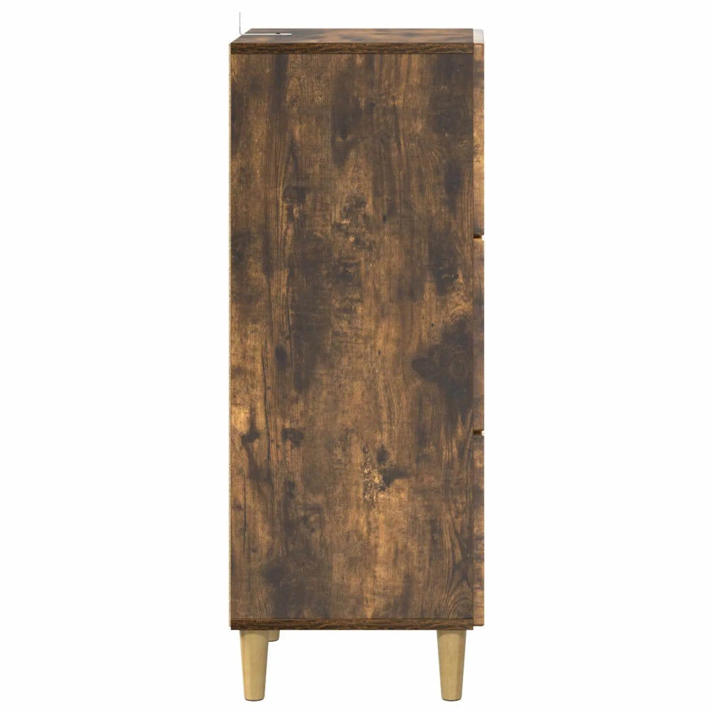 Mobile con Cassetti Rovere Fumo 33 x 34,5 x 90 cm