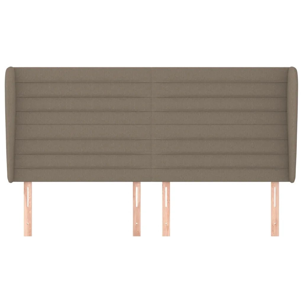 Testiera ad Orecchio Tortora 183x23x118/128 cm in Tessuto 3118114