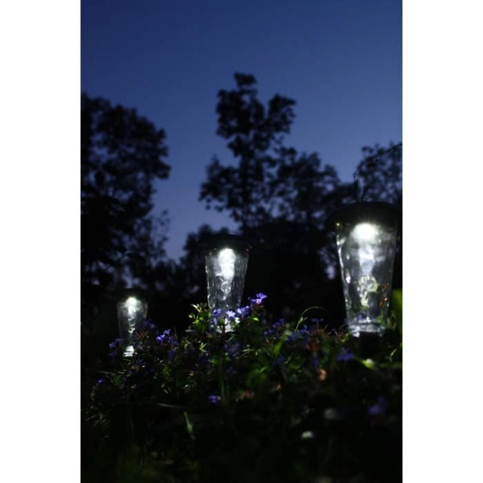 Set di 3 fari solari - Canopo - 20 lumen - Beige