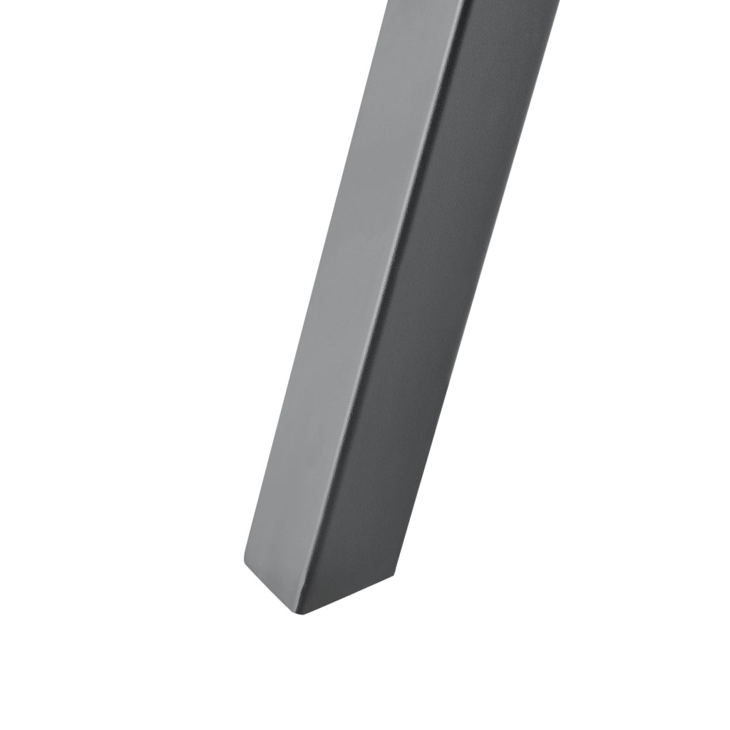 Set di 2 Gambe in Acciaio per Mobili Fai da Te - Altezza 72 cm - incl. Feltrini - Grigio [en.casa]