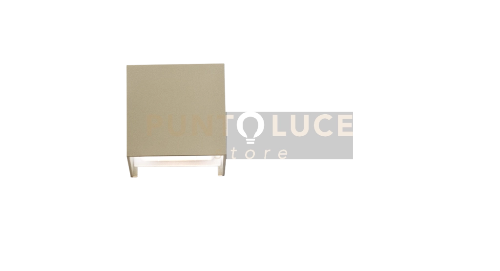 LENA-O Applique da parete led 7W 3000k 816L oro verniciato struttura in metallo interno-esterno