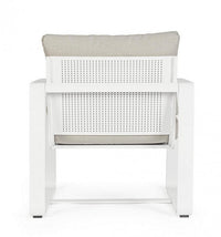 Set 2 Poltrone 74x78x84h cm con Cuscini Merrigan Bianco