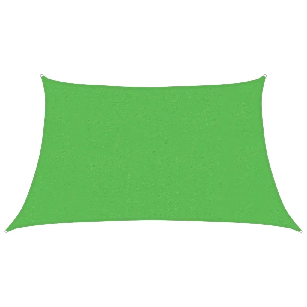Vela Parasole | Telo Ombra | Vela da ombra 160 g/m2 Verde Chiaro 3/4x2 m in HDPE