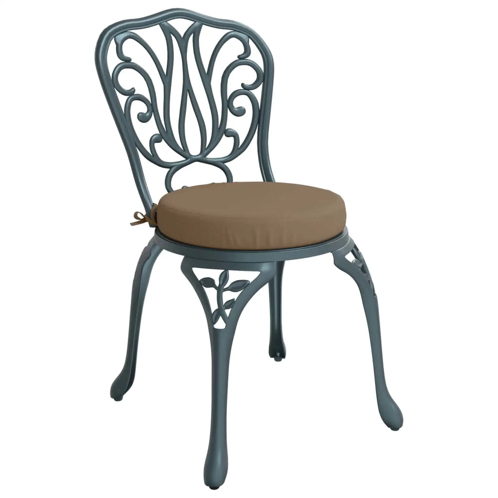 Cuscini per Sedia in 4 Pezzi SOEST 4 pz 100% Poliestere Tortora 946327