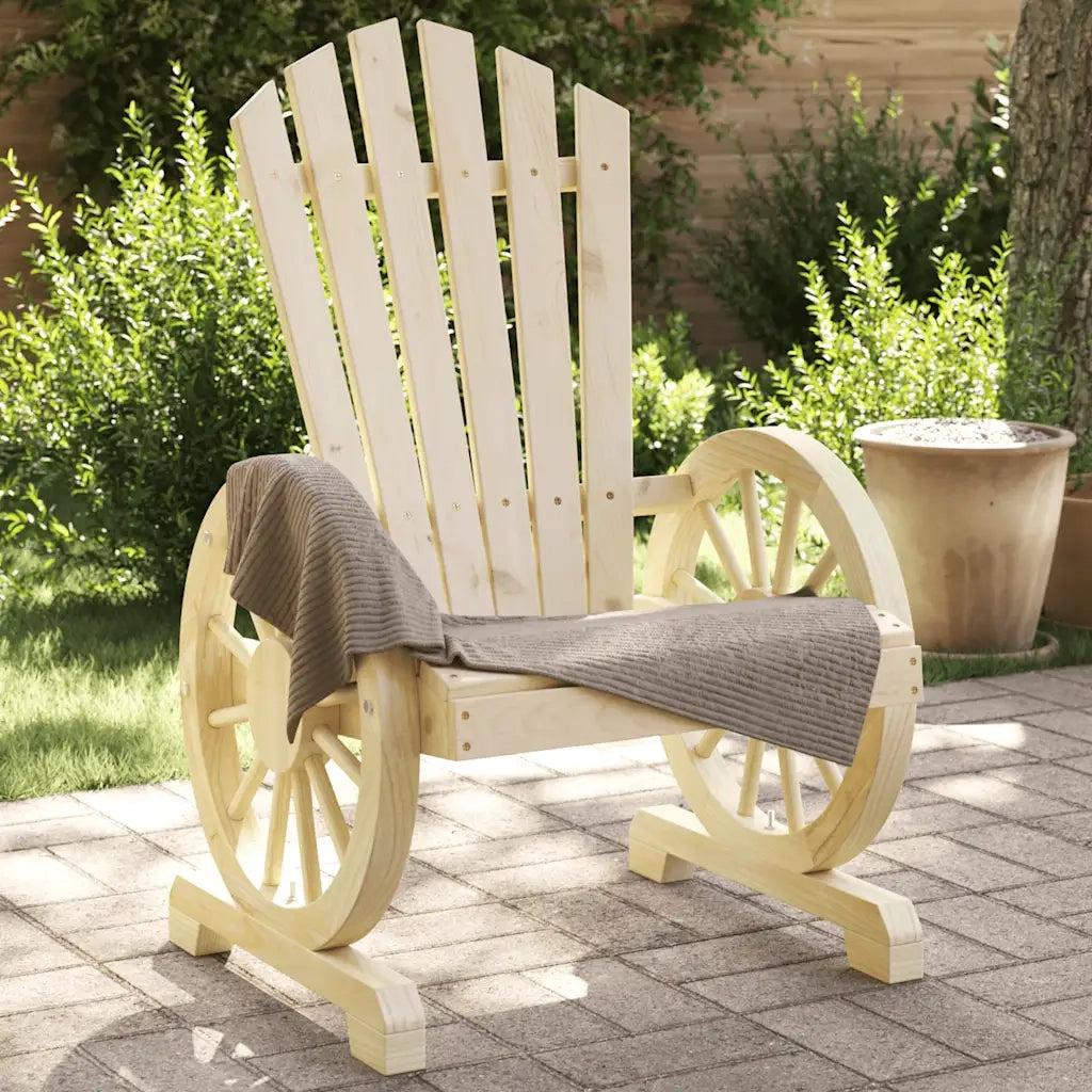 Sedia da patio-Sedie da Giardino Adirondack 2 pz in Legno Massello di Abete 155590