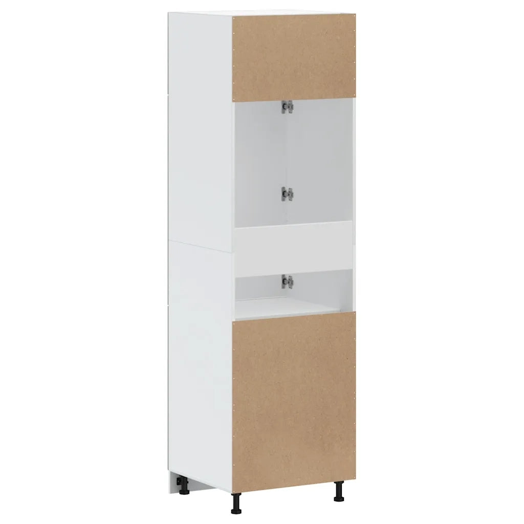 Armadio da Cucina Lucca Rovere Fumo in Legno Multistrato