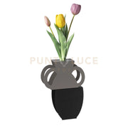 Vaso portafiore decorativo Cribbio Nero,fango