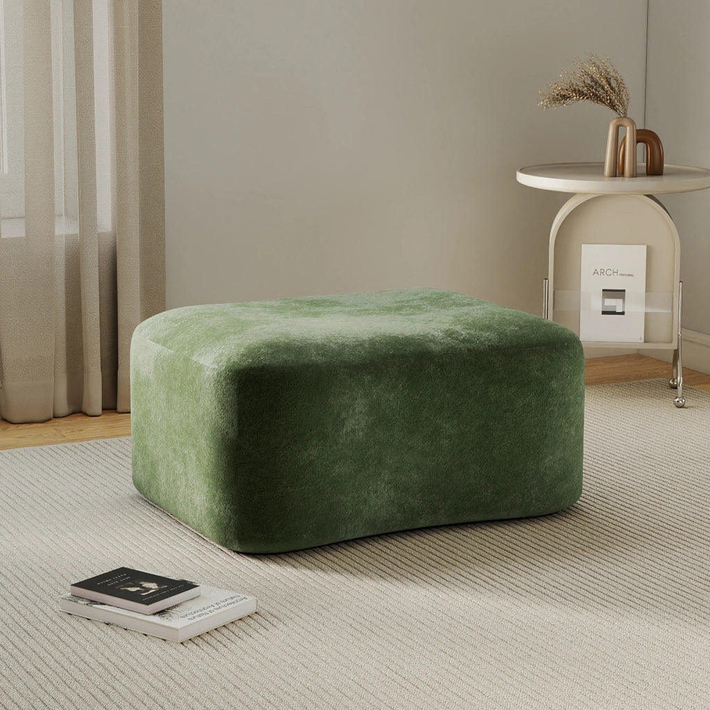 DIVANO MODULARE Angolare 24x24x80 cm Velluto Verde