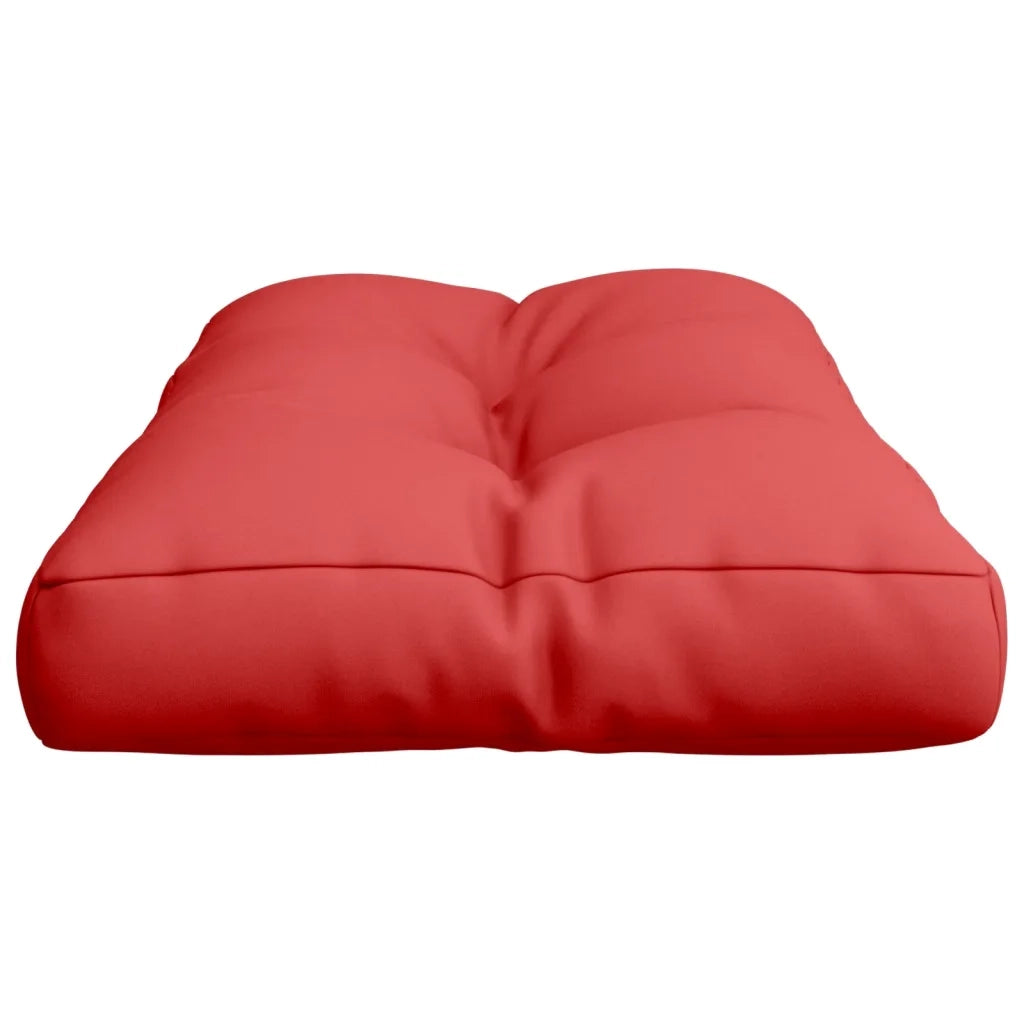 Cuscino per pallet | Cuscini per sedie Rosso 70x40x12 cm in Tessuto