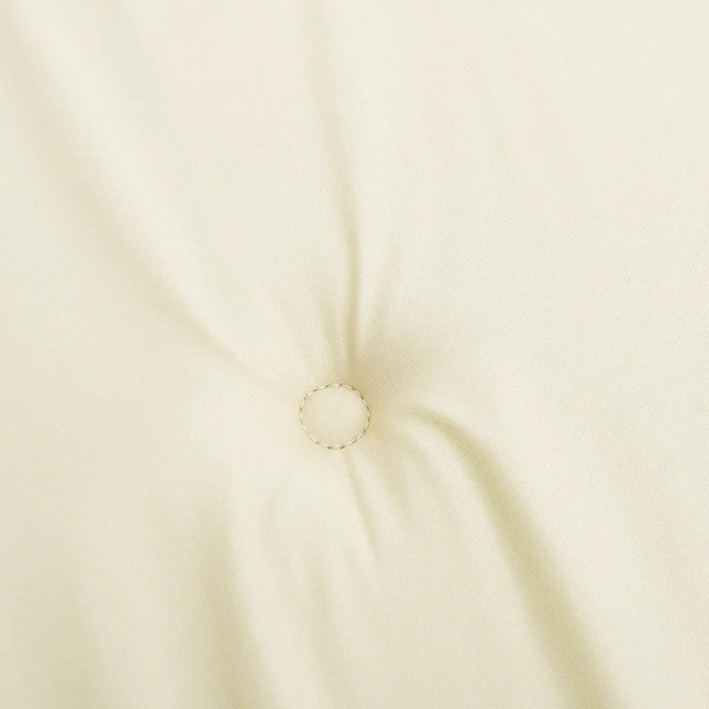 Cuscino per Panca Crema 100x50x4 cm in Tessuto Oxford 43197