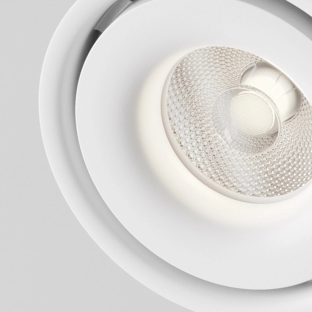 Maytoni Lampada da soffitto Yin 1 luce LED integrato bianco metallo