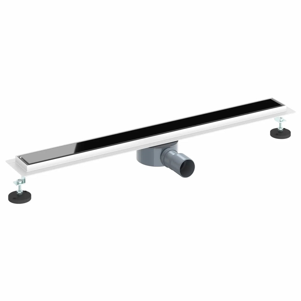 Scarico doccia con copertura in vetro e sifone a 360° 80 cm
