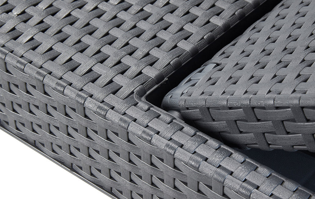 Lettino Prendisole da Giardino 187,5x58x29 cm in Resina Keter Jaipur Antracite