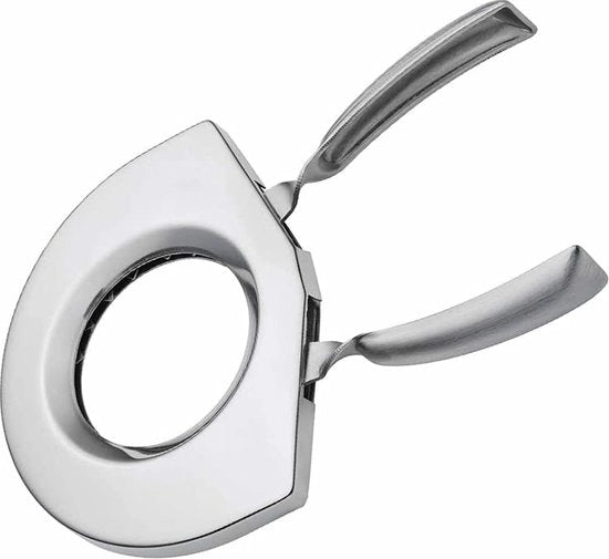 Egg Cooker in acciaio inossidabile, lo schiacciatore di uova facilita la rimozione della pelliccia di uovo, adatto per aprire velocemente e pulitamente l'estremità superiore di un congelato