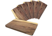 Set di tagliapasta in legno da cucina 22 x 14 cm - set da 6 - tavola da taglio per cucina - set di tagliapasta e tavole da servizio per cucina in legno naturale