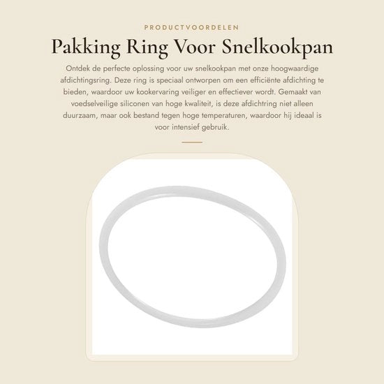 Anello di sigillatura in silicone - 6 dimensioni - Resistente a elevate temperature - Sicuro e duraturo - Flessibile e efficiente - Anello di sigillatura per pentola ad alta velocità