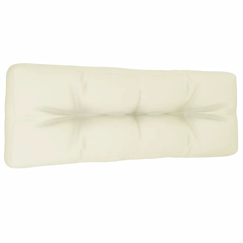 Cuscino per Pallet Crema 120x40x12 cm in Tessuto 314474