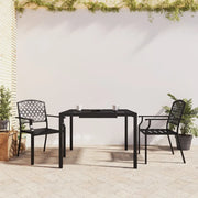 vidaXL Set da Pranzo da Giardino 3 pz in Acciaio Antracite