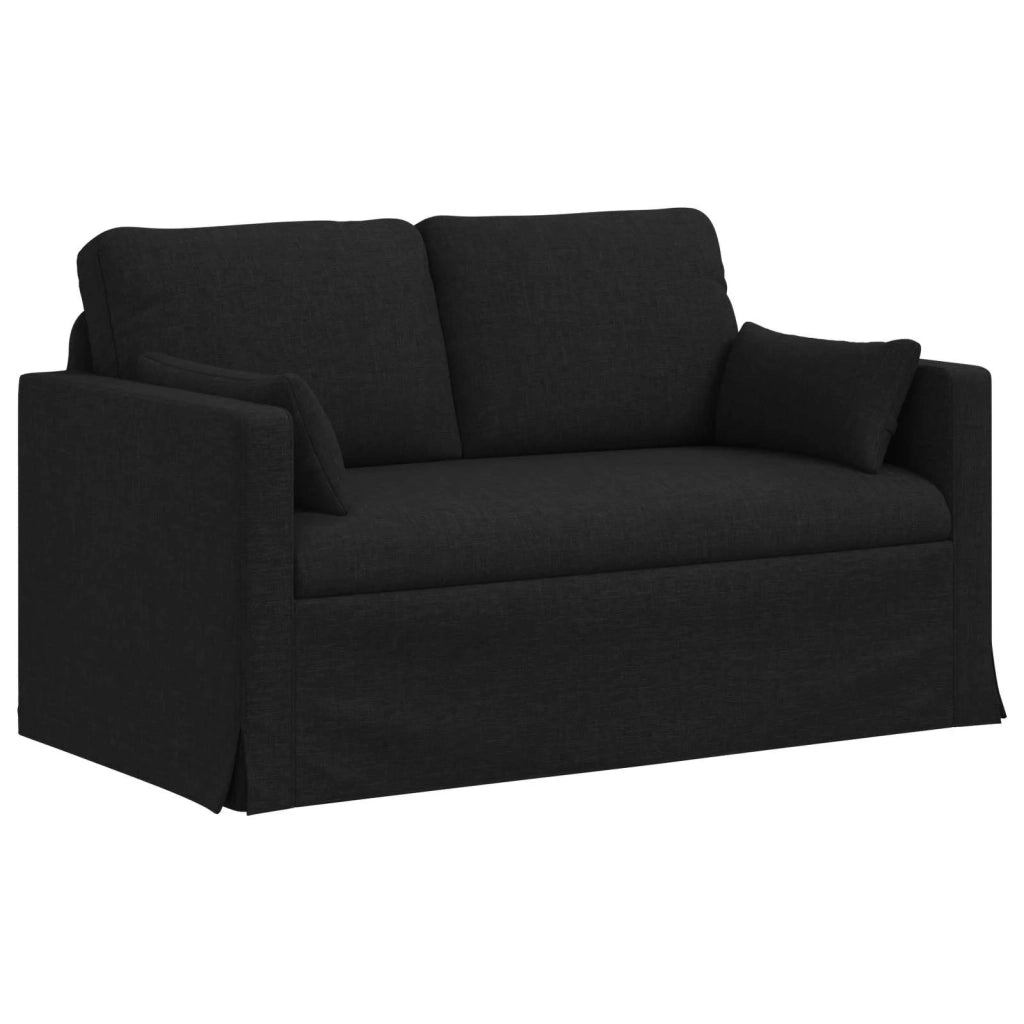 Set di divani 2 pcs Nero 139 x 78 x 80 cm Tessuto