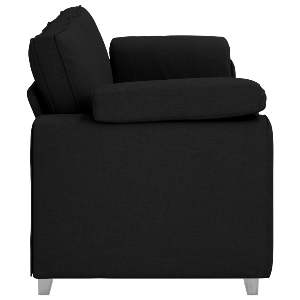 Divano-Sofa-Divanetto Nero 219 x 77 x 82 cm Tessuto