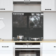 Schienale Cucina Grigio Scuro 70x60x0,6 cm in Vetro Temperato