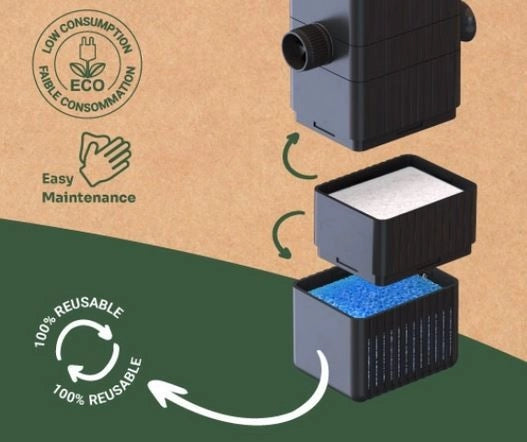 Aquatlantis Bio Filter 200 - filtro interno modulare per acquari fino a 50