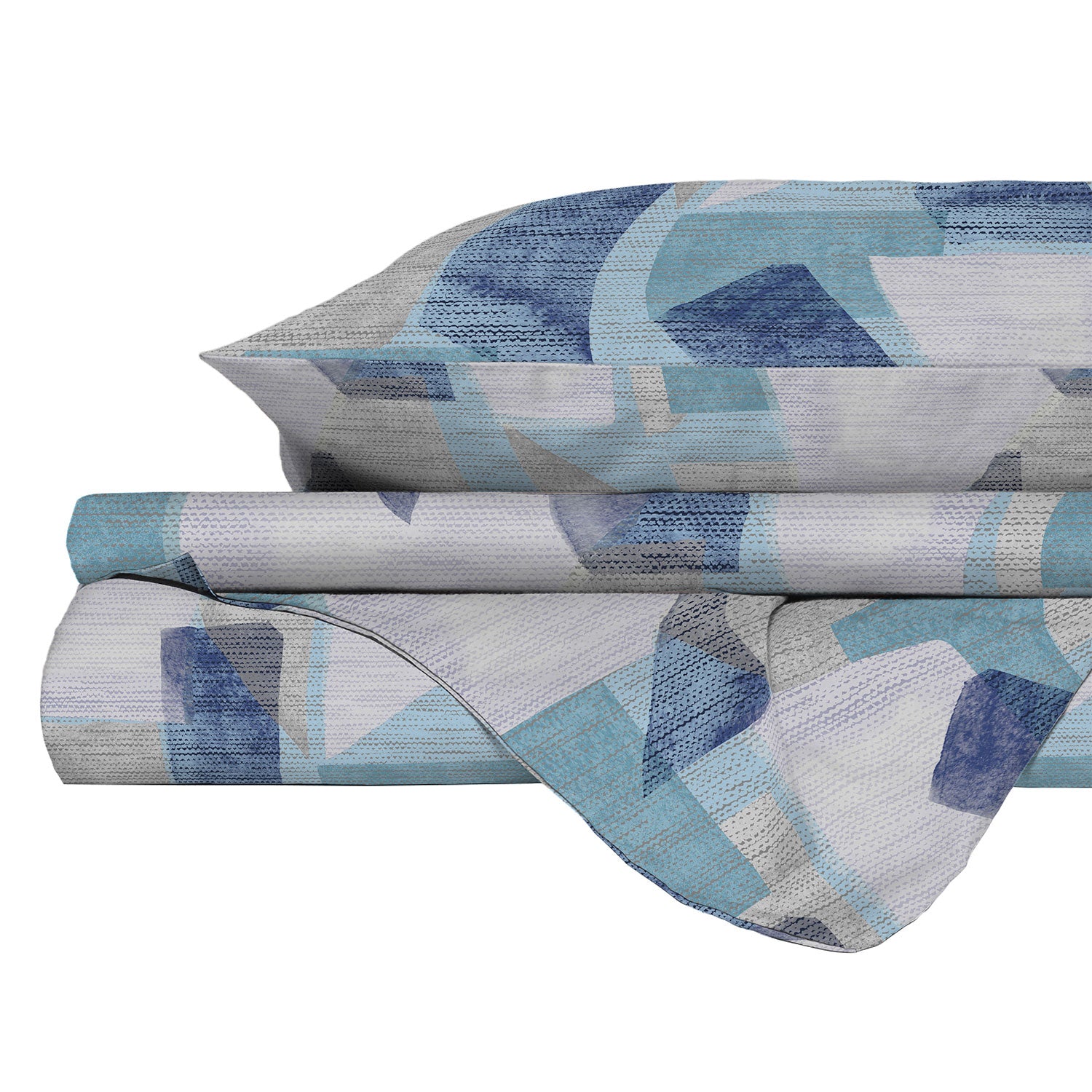 Copripiumino Matrimoniale con Stampa sul Sacco e Federe Linea River Milk