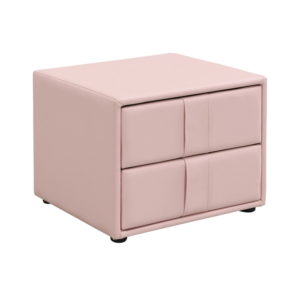 LETTO imbottito a forma di orso 90x200 cm rosa con comodino