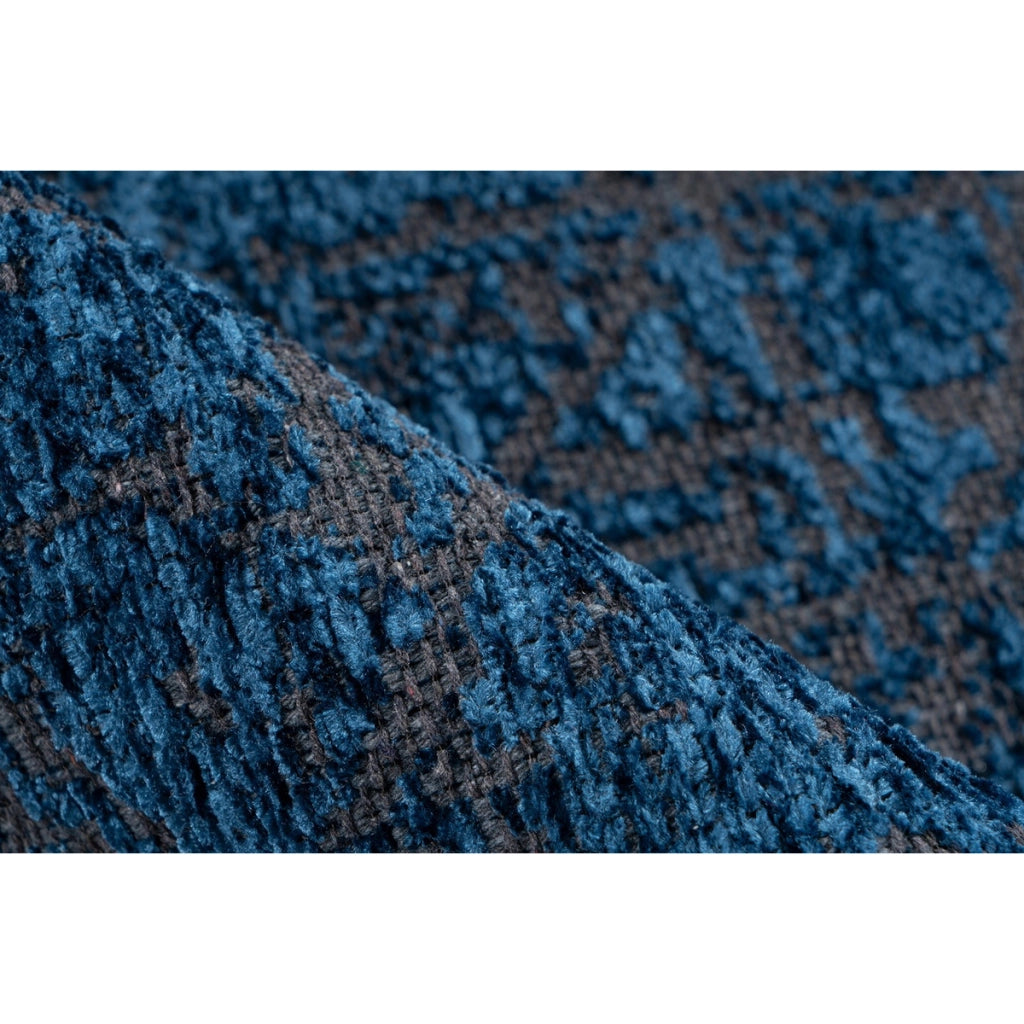 Tappeto moderno Kalevi 200 Blu a tessitura piatta