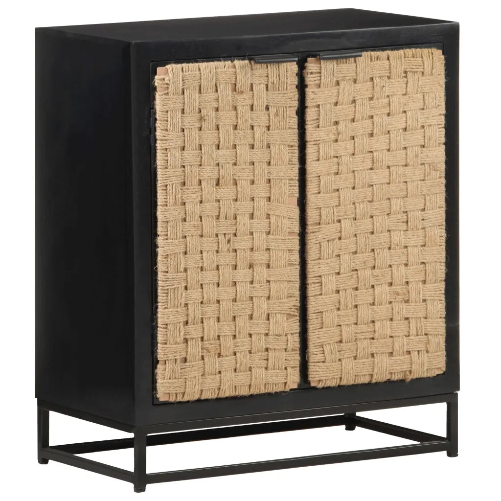 Credenza-Buffet-Armadio da cucina 60x35x70 cm in Legno Massello di Mango