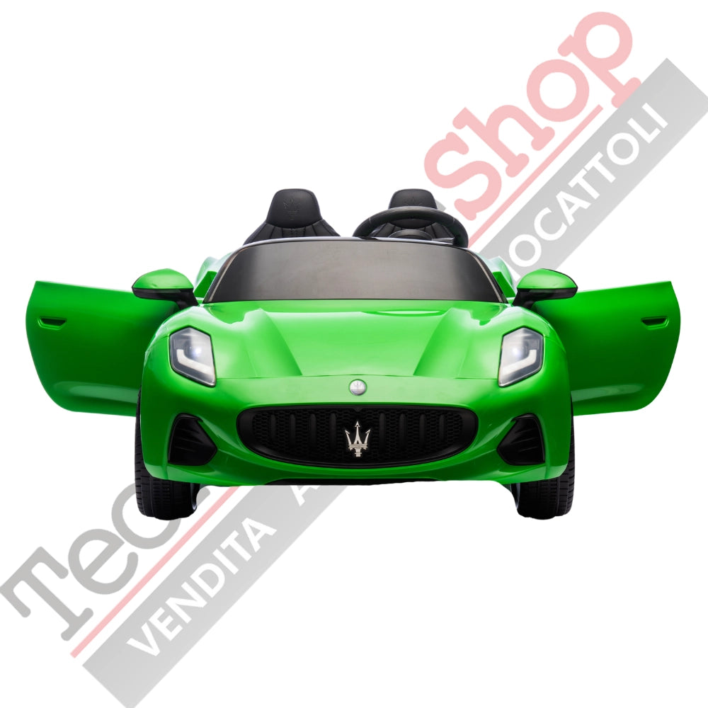 Auto Elettrica Per Bambini Maserati Folgore 12V-Verde