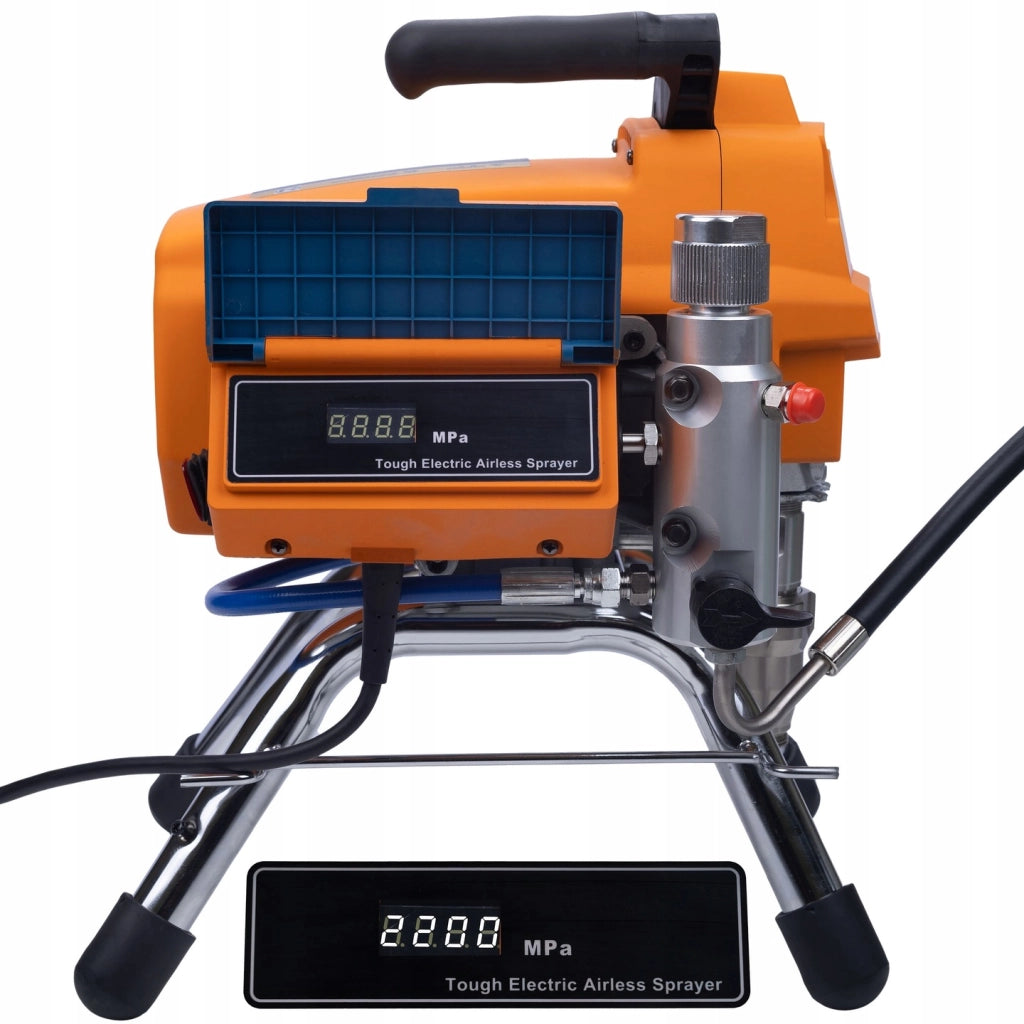Agitatore per Verniciatura Tornado RT3 – 2200W, 22MPA, 2,5L/min | Set Completo con Serbatoio 6L, Filtri, Ugelli 513/519