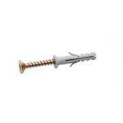 TASSELLO A ESPANSIONE CON COLLARINO IN NYLON  Ø 6x30 mm - vite-screw 5,0x40 mm - 200 pezzi- AKIFIX