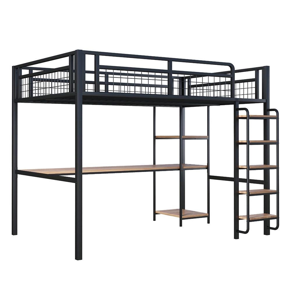 Letto a castello - Xylo - 140x200 cm metallo nero
