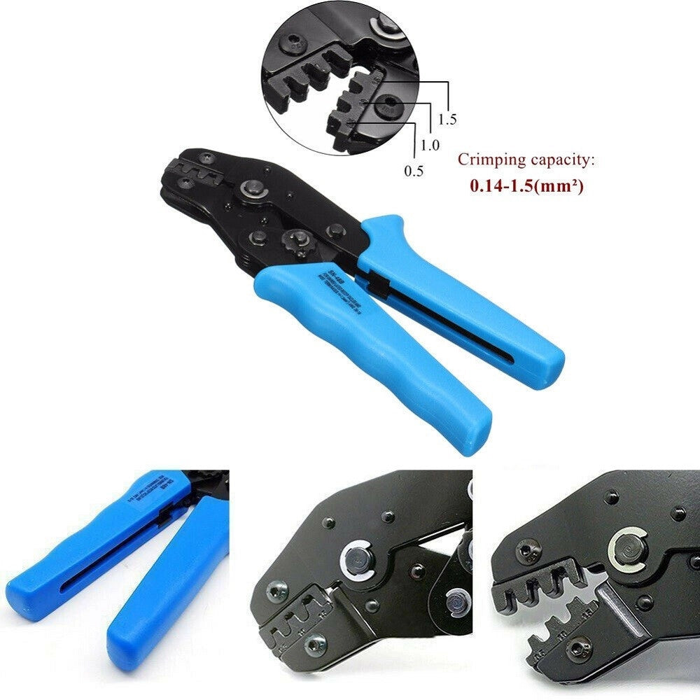 Trade Shop - Pinza Crimpatrice Per Terminali Awg26-16 0.14-1.5 Mm² Crimpatura Sn-48b -