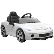 Macchina per Bambini 3-5 Anni con Licenza Ufficiale RUF GT, Telecomando, Cintura di Sicurezza e Musica, Bianco