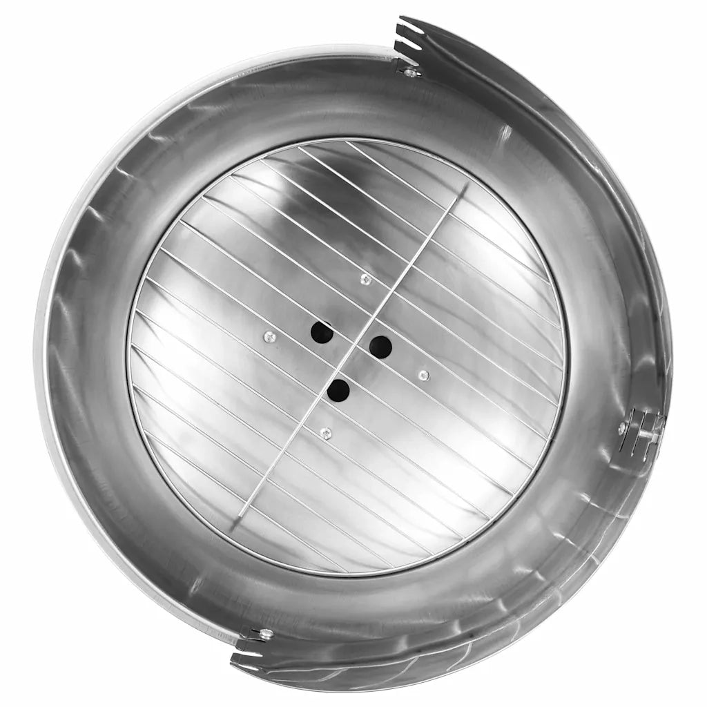 Griglia per Barbecue a Carbone con Piedistallo in Acciaio Inox 47853