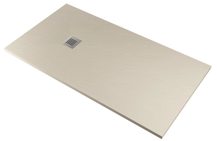 Piatto Doccia in Pietra 100x100 cm Pedrinelli Ardesia Stone Side Sabbia