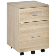 Scrivania con cassetti ¨C zephmum ¨C rovere 39.5x39x58.5 cm