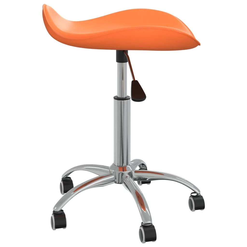 vidaXL Sedia da Ufficio Arancione in Similpelle