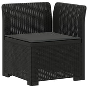 Divano da giardino 4 posti con cuscini aspetto rattan PP 3443927