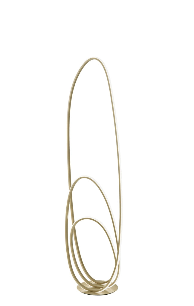PIANTANA GOLDEN ORO H.160CM LED 3000K 2280LM 45W DIMMERABILE