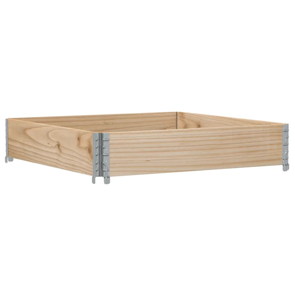 vidaXL Fioriera da Giardino 100x100 cm in Legno Massello di Pino